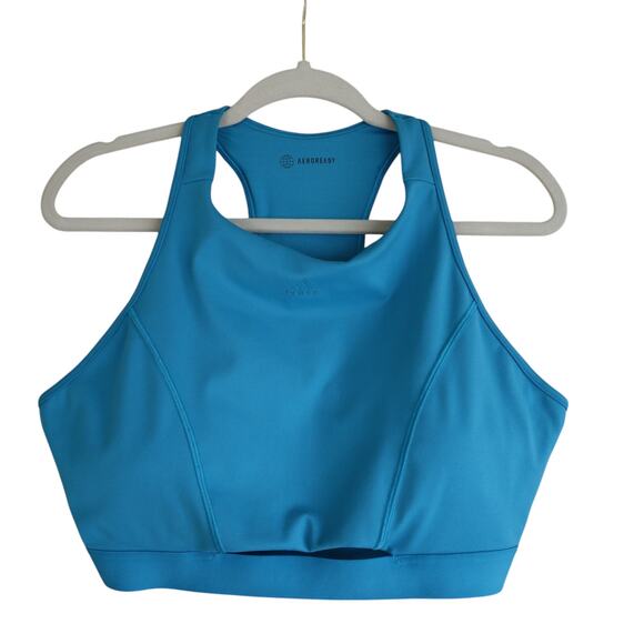 Adidas Other - Adidas X Parley Womens Coreflow Aeroready Sports Bra Size XL Craft Blue Cutout